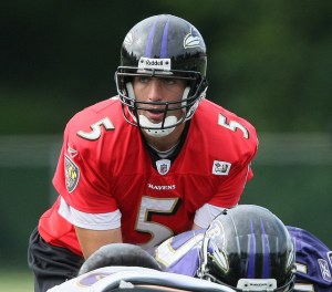 Ravens QB Joe Flacco has been Harbaugh's quarterback since he took over the Ravens.