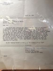 Pat Summitt's letter